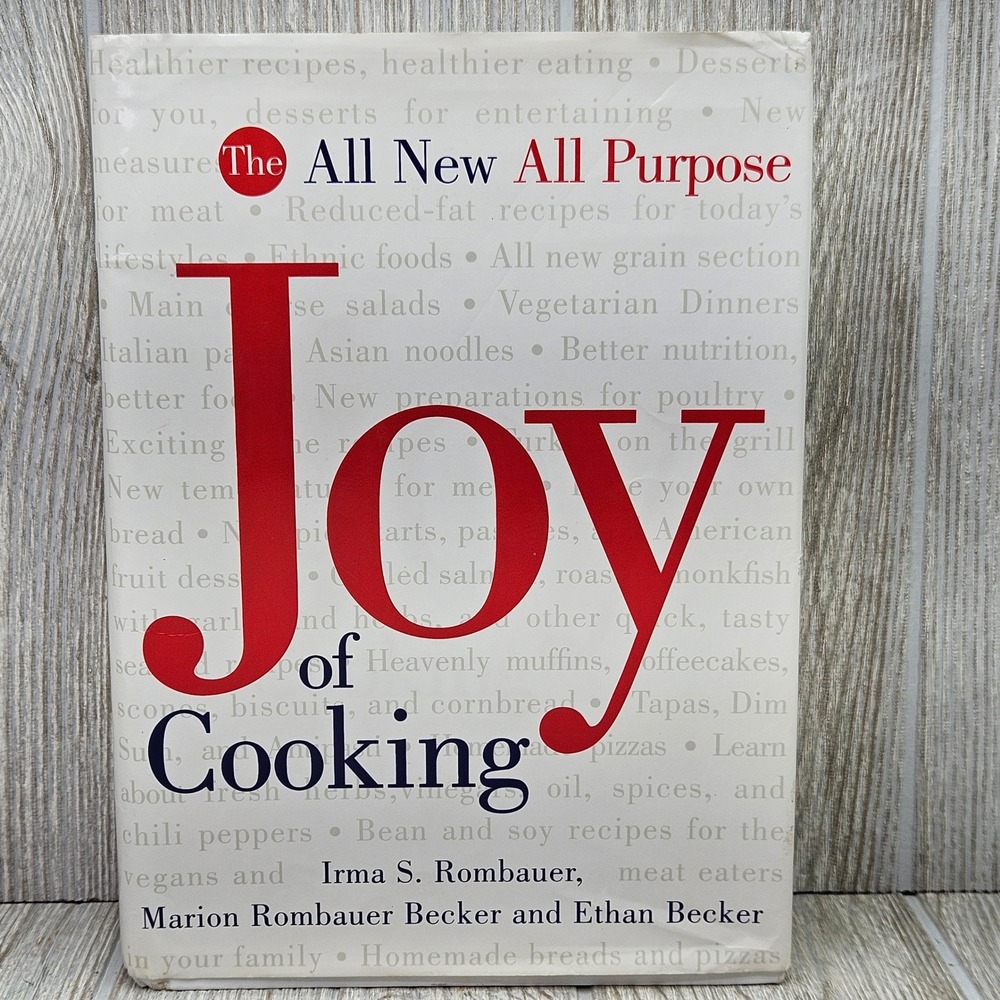 Joy of Cooking 1997 Hardcover Cookbook Irma Rombauer Becker Scribner 0684818701